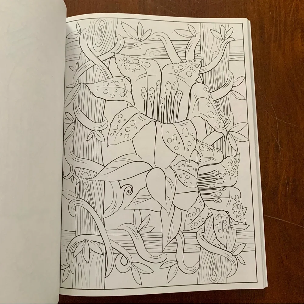 Timeless Creations Magical Garden Coloring Book NEW 64 pages